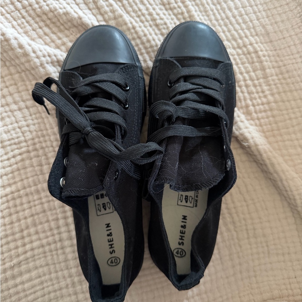 SHEIN platform black converse - Picture 2 of 4
